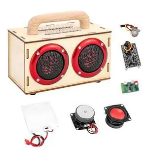 DIY Bluetooth Speaker Kit with LED Lights & Colored Pencils DIY Bluetooth Speaker Kit with LED Lights & Colored Pencils