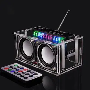 DIY Bluetooth Speaker Radio Soldering Kit, Radio Audio Soldering Kit, Bluetooth-Compatible LED Speaker Soldering Project, DIY Soldering Kit for College High School Education DIY Bluetooth Speaker Radio Soldering Kit, Radio Audio Soldering Kit, Bluetooth-Compatible LED Speaker Soldering Project, DIY Soldering Kit for College High School Education