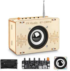 Science Kits for Kids Age 8-12 12-14, STEM Kits 8-10, Build Your Own FM Radio Kit, Electronic DIY Experiment Engineering Building Project, Toys Gifts for Teen Boys Girls 9 11 13 15 16+ Science Kits for Kids Age 8-12 12-14, STEM Kits 8-10, Build Your Own FM Radio Kit, Electronic DIY Experiment Engineering Building Project, Toys Gifts for Teen Boys Girls 9 11 13 15 16+