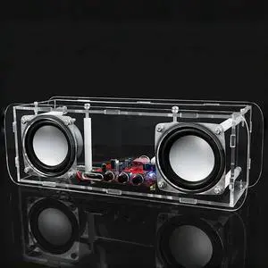DIY Stereo Speaker Soldering Practice Kit - BT Compatible - Complete Soldering Project Kit with Components, PCB & Enclosure, Perfect for Electronics Enthusiasts & Beginners DIY Stereo Speaker Soldering Practice Kit - BT Compatible - Complete Soldering Project Kit with Components, PCB & Enclosure, Perfect for Electronics Enthusiasts & Beginners