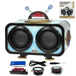 DIY Bluetooth Speaker Kit, Build Your Own Wireless Speaker with RGB Music Sync Lights, STEM Electronics Project, Rechargeable Science Experiment Kit, Tech Gift for Teens, Students & Beginners DIY Bluetooth Speaker Kit, Build Your Own Wireless Speaker with RGB Music Sync Lights, STEM Electronics Project, Rechargeable Science Experiment Kit, Tech Gift for Teens, Students & Beginners