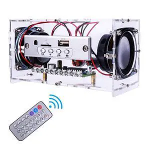 DIY Bluetooth Speaker Kit with LED Lights, STEM Electronic Project DIY Bluetooth Speaker Kit with LED Lights, STEM Electronic Project