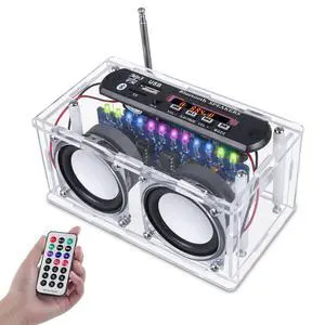 DIY Bluetooth-Compatible Speaker Soldering Kit with FM Radio DIY Bluetooth-Compatible Speaker Soldering Kit with FM Radio
