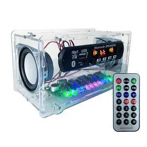 Blutoth-Compatible Speaker Kit Multi-Function Soldering Practice kit Voice-Activated Level Indicator Dual Channel Speaker for Soldering Project Transparent Speaker Blutoth-Compatible Speaker Kit Multi-Function Soldering Practice kit Voice-Activated Level Indicator Dual Channel Speaker for Soldering Project Transparent Speaker