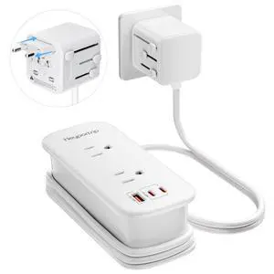 Universal Travel Adapter, PD 30W European Travel Plug Adapter with 2 USB-C & 1 USB-A Ports, International Power Adapter Fast Charging with 70in Power Cord for USA EU UK AUS Universal Travel Adapter, PD 30W European Travel Plug Adapter with 2 USB-C & 1 USB-A Ports, International Power Adapter Fast Charging with 70in Power Cord for USA EU UK AUS