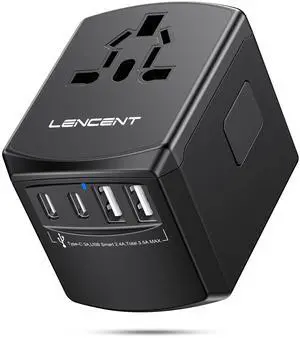 Universal Travel Power Adapter, International AC Plug Adaptor Universal Travel Power Adapter, International AC Plug Adaptor