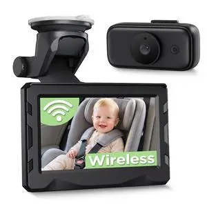 Wireless Baby Car Camera - Auto 940nm Night Vision Backseat Cam & Eco-Mode Wireless Baby Car Camera - Auto 940nm Night Vision Backseat Cam & Eco-Mode