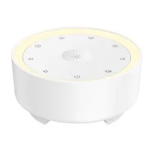 White Noise Machine for Sleeping, Baby & Adults, High-Fidelity Non-Looping Sounds, Sleep Sound Machine with Dimmable Night Light, USB Powered, Memory Function, Home, Nursery & Travel White Noise Machine for Sleeping, Baby & Adults, High-Fidelity Non-Looping Sounds, Sleep Sound Machine with Dimmable Night Light, USB Powered, Memory Function, Home, Nursery & Travel
