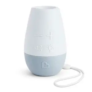 Shhh White Noise Sound Machine, Baby Sleep Soother with Night Light, Portable for Travel or Nursery, White/Grey Shhh White Noise Sound Machine, Baby Sleep Soother with Night Light, Portable for Travel or Nursery, White/Grey