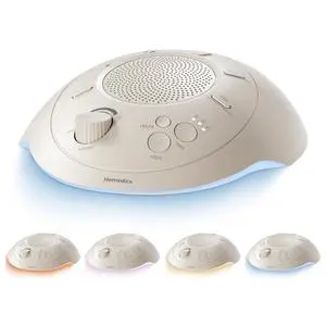 White Noise Portable Sound Machine, Night Light, Cream White Noise Portable Sound Machine, Night Light, Cream