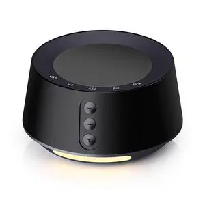 White Noise Machine with Night Light 20 Soothing Sounds, 10 Color Lights, 5 Timer Settings & Memory Function, Portable Sleep Sound Machine for Baby Nursery, Kids & Adults, Black White Noise Machine with Night Light 20 Soothing Sounds, 10 Color Lights, 5 Timer Settings & Memory Function, Portable Sleep Sound Machine for Baby Nursery, Kids & Adults, Black
