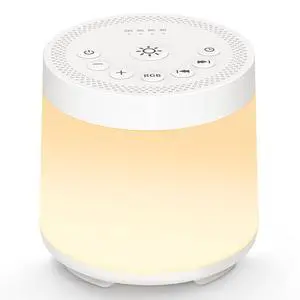 Rechargeable Nursery Night Light Sound White Noise Machine for Baby Kids Adults with Hushing Sounds 30 Sleeping Sounds 12 Colors Night Light 4 Timers Memory Function for Home Breastfeeding Camping Rechargeable Nursery Night Light Sound White Noise Machine for Baby Kids Adults with Hushing Sounds 30 Sleeping Sounds 12 Colors Night Light 4 Timers Memory Function for Home Breastfeeding Camping