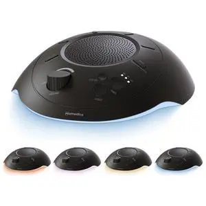 Sleep Better Portable Sound Machine, Night Light, Black Sleep Better Portable Sound Machine, Night Light, Black