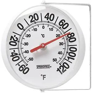 Big and Bold Thermometer with Mounting Bracket, Indoor Outdoor Thermometer, Easy to Read Numbers for Patio, Pool, and Indoor Areas, 5.25-Inch, White Big and Bold Thermometer with Mounting Bracket, Indoor Outdoor Thermometer, Easy to Read Numbers for Patio, Pool, and Indoor Areas, 5.25-Inch, White