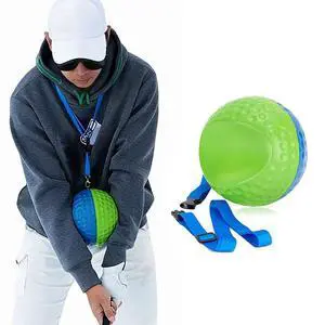 Golf Swing Training Aid Ball, Swing Corrector with Lanyard for Impact Precision & Consistent Swings, Ideal Golf Training Equipment for Men Women Juniors High-Density PU Foam Golf Swing Training Aid Ball, Swing Corrector with Lanyard for Impact Precision & Consistent Swings, Ideal Golf Training Equipment for Men Women Juniors High-Density PU Foam