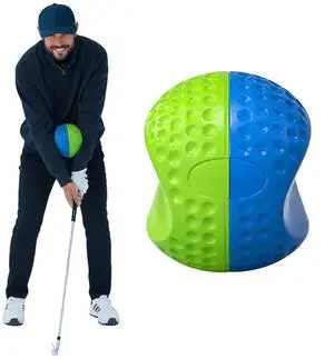 Golf Training Aid Ball, Golf Training Ball Between arms Optimize Impact Accuracy and Swing, Fix Slicing, Scooping & Chicken Wing, Make Training efficient Golf Swing Trainer Golf Training Aid Ball, Golf Training Ball Between arms Optimize Impact Accuracy and Swing, Fix Slicing, Scooping & Chicken Wing, Make Training efficient Golf Swing Trainer