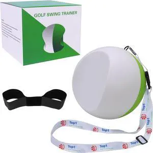 Compression Golf Swing Trainer Ball - Forearm Connection for Perfect Impact | Fix Chicken Wing Swing | Improve Backswing and Swing Tempo | Soft Memory FoamGreen Compression Golf Swing Trainer Ball - Forearm Connection for Perfect Impact | Fix Chicken Wing Swing | Improve Backswing and Swing Tempo | Soft Memory FoamGreen