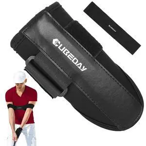 Golf Wrist Brace & Arm Band Training Aid Kit - Pro Golf Swing Trainer for Impact Control & Muscle Memory - Adjustable Golf Wrist Training Aid to Fix Slices, Hooks & Chicken Wing - Men & Women Golf Wrist Brace & Arm Band Training Aid Kit - Pro Golf Swing Trainer for Impact Control & Muscle Memory - Adjustable Golf Wrist Training Aid to Fix Slices, Hooks & Chicken Wing - Men & Women