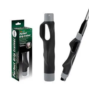 Golf Grip Trainer Correct Hand Placement Training Aid to Improve Swing Consistency & Muscle Memory, Easy-On Golf Practice Tool (Grey) Golf Grip Trainer Correct Hand Placement Training Aid to Improve Swing Consistency & Muscle Memory, Easy-On Golf Practice Tool (Grey)