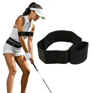 Slider Golf Training Aid, Swing Correcting Arm Band, Innovative Arm Connection Aid with Strong Restraining Power, for Swing Correcting Improve Swing Stability, Unisex Slider Golf Training Aid, Swing Correcting Arm Band, Innovative Arm Connection Aid with Strong Restraining Power, for Swing Correcting Improve Swing Stability, Unisex