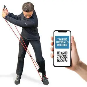 Golf Swing & Grip Accuracy & Power Trainer | Resistance Band Training Aid for Swing Path, Grip & Muscle Memory | Pre-Round Warm-Up & Practice Tool | Golf Training Aids & Accessories | Right Hand Only Golf Swing & Grip Accuracy & Power Trainer | Resistance Band Training Aid for Swing Path, Grip & Muscle Memory | Pre-Round Warm-Up & Practice Tool | Golf Training Aids & Accessories | Right Hand Only