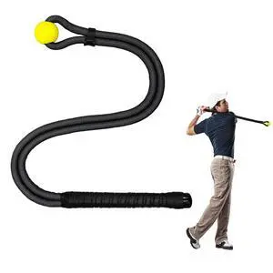 Golf Rope Swing Trainer, Golf Swing Training Aid to Improve Speed, Accuracy, Rhythm, Flexibility and Strength, Portable Golf Training Tool for Indoor/Outdoor Practice Golf Rope Swing Trainer, Golf Swing Training Aid to Improve Speed, Accuracy, Rhythm, Flexibility and Strength, Portable Golf Training Tool for Indoor/Outdoor Practice
