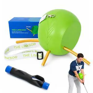 Golf Training Ball with Rope and Grip Trainer for Swing Practice Golf Training Ball with Rope and Grip Trainer for Swing Practice