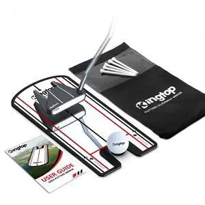 Classic Golf Putting Mirror - Portable Alignment Putting Training Aids for Consistency & Accuracy - Ideal for Indoor | Outdoor Practice, with Carry Bag and Golf Tees Classic Golf Putting Mirror - Portable Alignment Putting Training Aids for Consistency & Accuracy - Ideal for Indoor | Outdoor Practice, with Carry Bag and Golf Tees