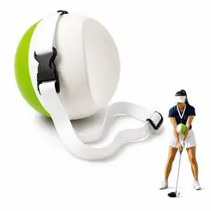 Golf Swing Trainer Ball, Forearm Connection Training Aid with Adjustable Lanyard, Soft Memory Foam Golf Practice Ball to Fix Chicken Wing, Slicing & Scooping Golf Swing Trainer Ball, Forearm Connection Training Aid with Adjustable Lanyard, Soft Memory Foam Golf Practice Ball to Fix Chicken Wing, Slicing & Scooping