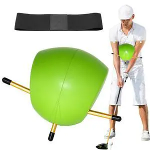 Golf Training Aid, Golf Swing Trainer for Posture Correction Improves Arm-Body Coordination & Hand Positioning, Golf Training Aids Ball for All Levels from Beginners to Pros Golf Training Aid, Golf Swing Trainer for Posture Correction Improves Arm-Body Coordination & Hand Positioning, Golf Training Aids Ball for All Levels from Beginners to Pros