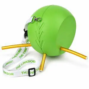 The Connector Golf Swing Trainer - Golf Training Aid Ball for Arm Body Connection, Upgraded Foam Swing Corrector for Driving Range Backyard Course Practice, All Skill Levels The Connector Golf Swing Trainer - Golf Training Aid Ball for Arm Body Connection, Upgraded Foam Swing Corrector for Driving Range Backyard Course Practice, All Skill Levels
