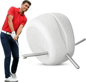 The Connector Golf Training Aid Golf Swing Trainer and Golf Connector for Arm Connection, Tempo, Consistency, Posture Correction | Portable Textured Grip Foam The Connector Golf Training Aid Golf Swing Trainer and Golf Connector for Arm Connection, Tempo, Consistency, Posture Correction | Portable Textured Grip Foam
