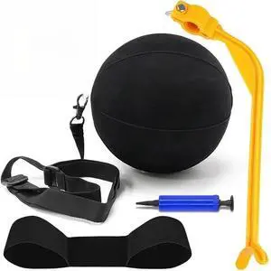 3-Piece Golf Swing Trainer Set - Arm Band, Impact Ball & Posture Aid - Boost Skills for All Levels (Black-Black-Yellow) 3-Piece Golf Swing Trainer Set - Arm Band, Impact Ball & Posture Aid - Boost Skills for All Levels (Black-Black-Yellow)