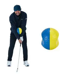 Golf Training Aid Ball, Golf Training Ball Between arms Optimize Impact Accuracy and Swing, Fix Slicing, Scooping & Chicken Wing, Make Training efficient Golf Swing Trainer (L) Golf Training Aid Ball, Golf Training Ball Between arms Optimize Impact Accuracy and Swing, Fix Slicing, Scooping & Chicken Wing, Make Training efficient Golf Swing Trainer (L)