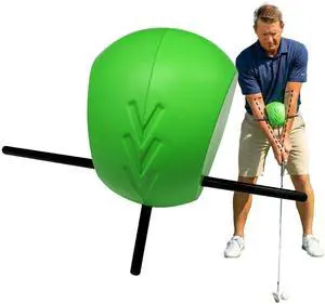 Golf Training Aid Ball - Compression Golf Connection Ball Between Arms - Posture Correction Swing Trainer & Alignment Practice - Helps Train Proper Swing Mechanics & Arm Structure Golf Training Aid Ball - Compression Golf Connection Ball Between Arms - Posture Correction Swing Trainer & Alignment Practice - Helps Train Proper Swing Mechanics & Arm Structure