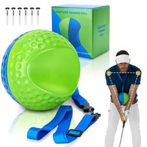Golf Training Aid Ball Forearm Connection Swing Trainer for Consistent, Precise Swings | Fix Slicing, Scooping & Chicken-Wing, Soft Memory FoamAdjustable Lanyard (M, Blue/Green) Golf Training Aid Ball Forearm Connection Swing Trainer for Consistent, Precise Swings | Fix Slicing, Scooping & Chicken-Wing, Soft Memory FoamAdjustable Lanyard (M, Blue/Green)