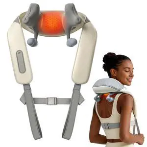 Cordless Neck and Shoulder Massager with Heat, Deep Tissue Relaxation Cordless Neck and Shoulder Massager with Heat, Deep Tissue Relaxation
