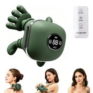 Neck Massager with Heat, Cordless, Remote Control, 3 Speed Settings Neck Massager with Heat, Cordless, Remote Control, 3 Speed Settings