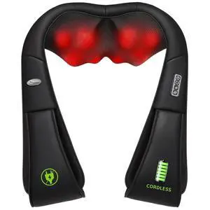 Cordless Shiatsu Neck and Shoulder Massager with Heat,Portable Massagers for Neck and Back,3D Deep Tissue Kneading Back Massager for Muscle Pain Relief,Perfect Gifts for Men and Woman Cordless Shiatsu Neck and Shoulder Massager with Heat,Portable Massagers for Neck and Back,3D Deep Tissue Kneading Back Massager for Muscle Pain Relief,Perfect Gifts for Men and Woman