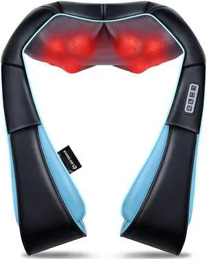 Women Men Gifts, Shiatsu Back Shoulder & Neck Massager with Heat Women Men Gifts, Shiatsu Back Shoulder & Neck Massager with Heat
