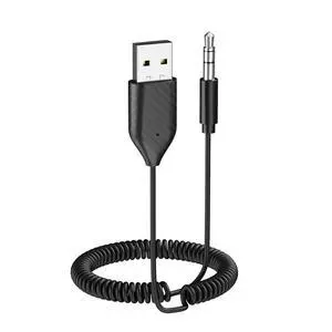 Aux to Bluetooth Adapter, BT5.2, Hands-Free Calls for Car/Speaker Aux to Bluetooth Adapter, BT5.2, Hands-Free Calls for Car/Speaker