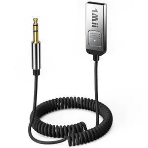 Aux Bluetooth 6.0 Car Adapter, 3.5mm Bluetooth Audio Receiver Cord Aux Bluetooth 6.0 Car Adapter, 3.5mm Bluetooth Audio Receiver Cord