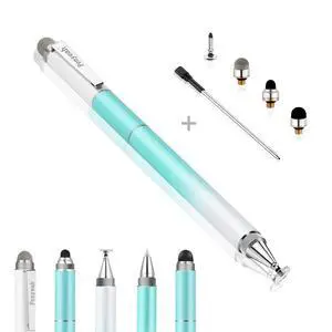 Capacitive Stylus Pen 4-in-1, Rubber+Mesh+Disc+Ballpoint-Dream Blue Capacitive Stylus Pen 4-in-1, Rubber+Mesh+Disc+Ballpoint-Dream Blue