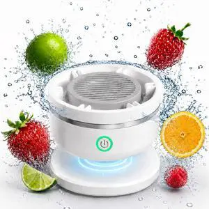 Fruit and Vegetable Washing Machine, Rechargeable Fruit and Vegetable Cleaner Device, Ti Electrolysis Fruit and Veggie Washer, Waterproof Food Purifier for Produce, Meat, Seafood Fruit and Vegetable Washing Machine, Rechargeable Fruit and Vegetable Cleaner Device, Ti Electrolysis Fruit and Veggie Washer, Waterproof Food Purifier for Produce, Meat, Seafood