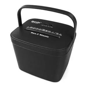 OVO-408S Mini Home Office Cross Cut Shredder, 3-Sheet Folded, 4L Bin OVO-408S Mini Home Office Cross Cut Shredder, 3-Sheet Folded, 4L Bin