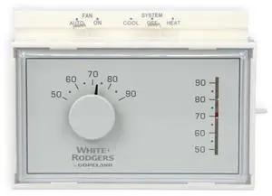 Mercury-Free Mechanical Thermostat, 1F56N-444 Mercury-Free Mechanical Thermostat, 1F56N-444