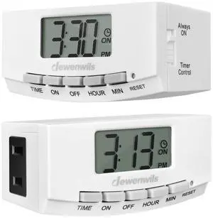 24 Hour Digital Light Timer, 1 Polarized Outlet 24 Hour Digital Light Timer, 1 Polarized Outlet
