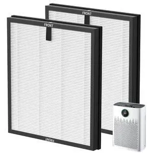 2 Pack HAP603 Replacement Filter for ECOSELF HAP603 / HAP603WF Air Purifier 2 Pack HAP603 Replacement Filter for ECOSELF HAP603 / HAP603WF Air Purifier
