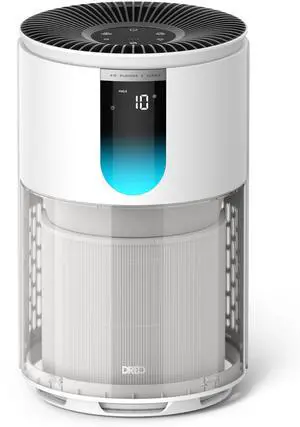 Air Purifier for Home, Up to 1176 ft², HEPA Air Cleaner for Large Rooms & Bedrooms, Pets, Smoke, Dust, Pollen & Odors, PM2.5 Monitor, Auto, Turbo & Quiet Sleep Mode, 4 Speeds, DR-HAP009(Dreo 539) Air Purifier for Home, Up to 1176 ft², HEPA Air Cleaner for Large Rooms & Bedrooms, Pets, Smoke, Dust, Pollen & Odors, PM2.5 Monitor, Auto, Turbo & Quiet Sleep Mode, 4 Speeds, DR-HAP009(Dreo 539)