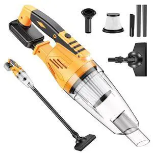 Cordless Handheld Vacuum Cleaner Compatible with DeWalt 20V Battery Cordless Handheld Vacuum Cleaner Compatible with DeWalt 20V Battery